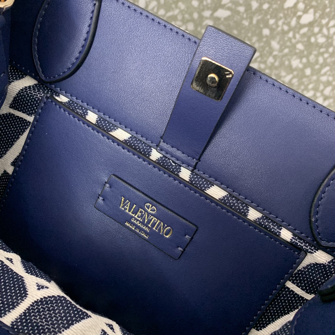 Valentino Garavani VLogo Signature Handbag in Toile Iconographe